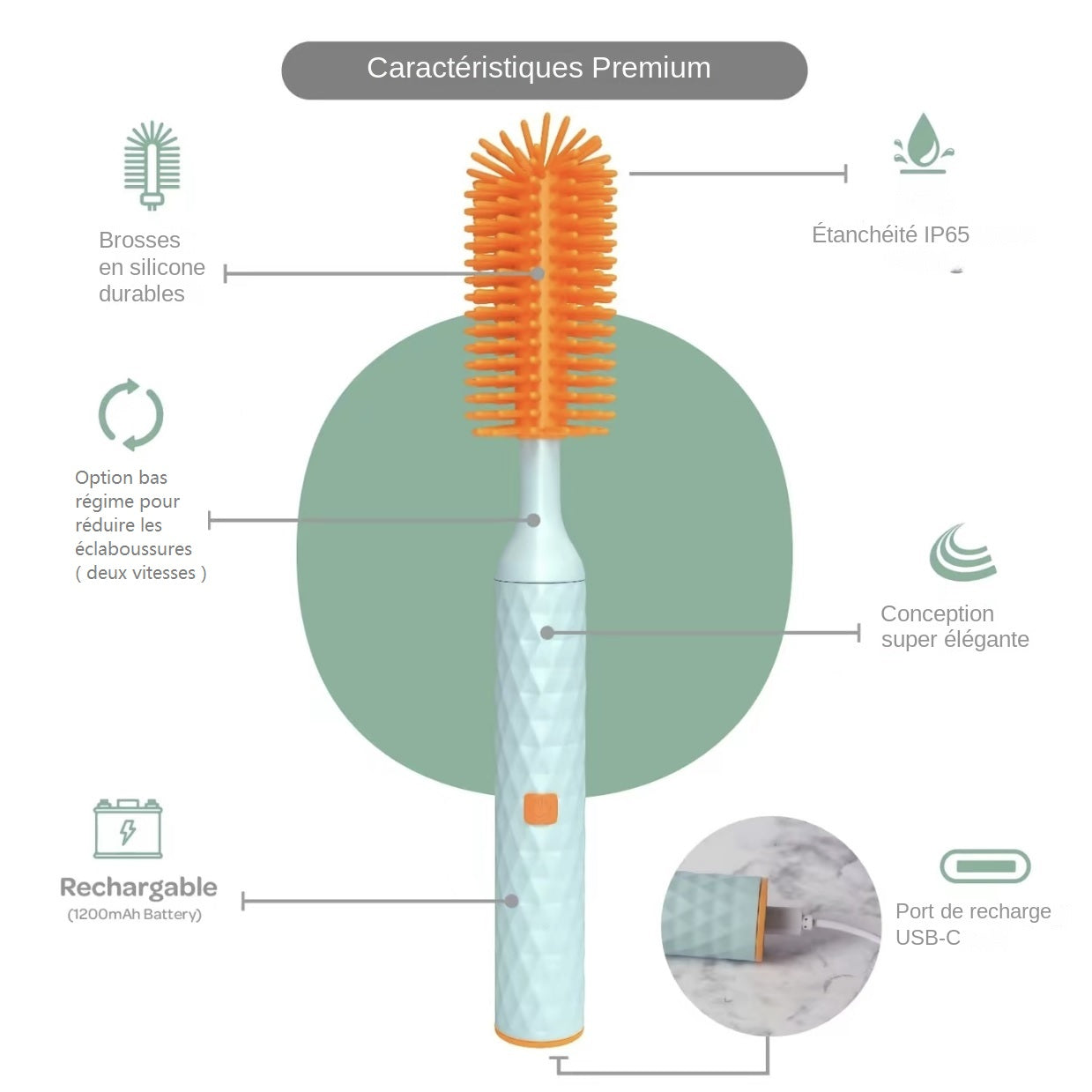 Brosse électrique  Magique