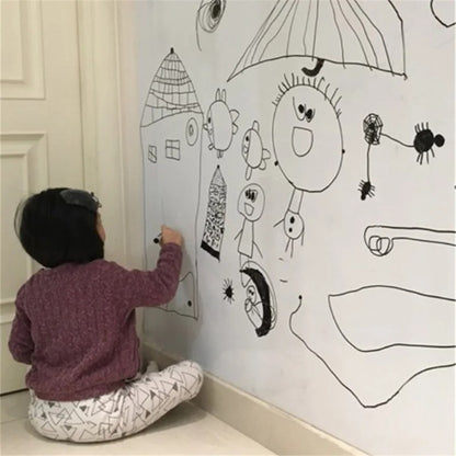 Tableau Mural  Educatif pour Enfants - Fini de dessiner ou écrire sur tous les murs de la maison.