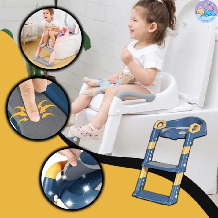 EASYSTEP™ | SIÈGE DE TOILETTE PLIABLE POUR ENFANT - 2 à 10 ans - PRO